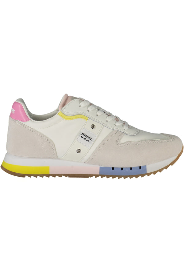 Blauer Baskets Femme Blanc - stylesgateway