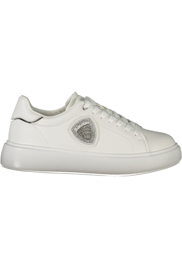 Blauer Baskets Femme Blanc - stylesgateway