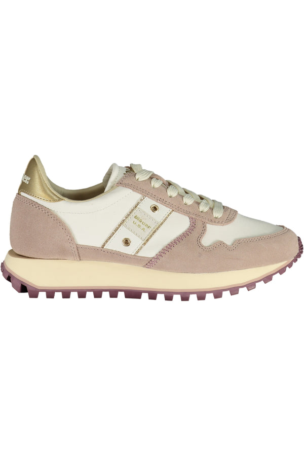 Blauer Baskets Femme Blanc - stylesgateway