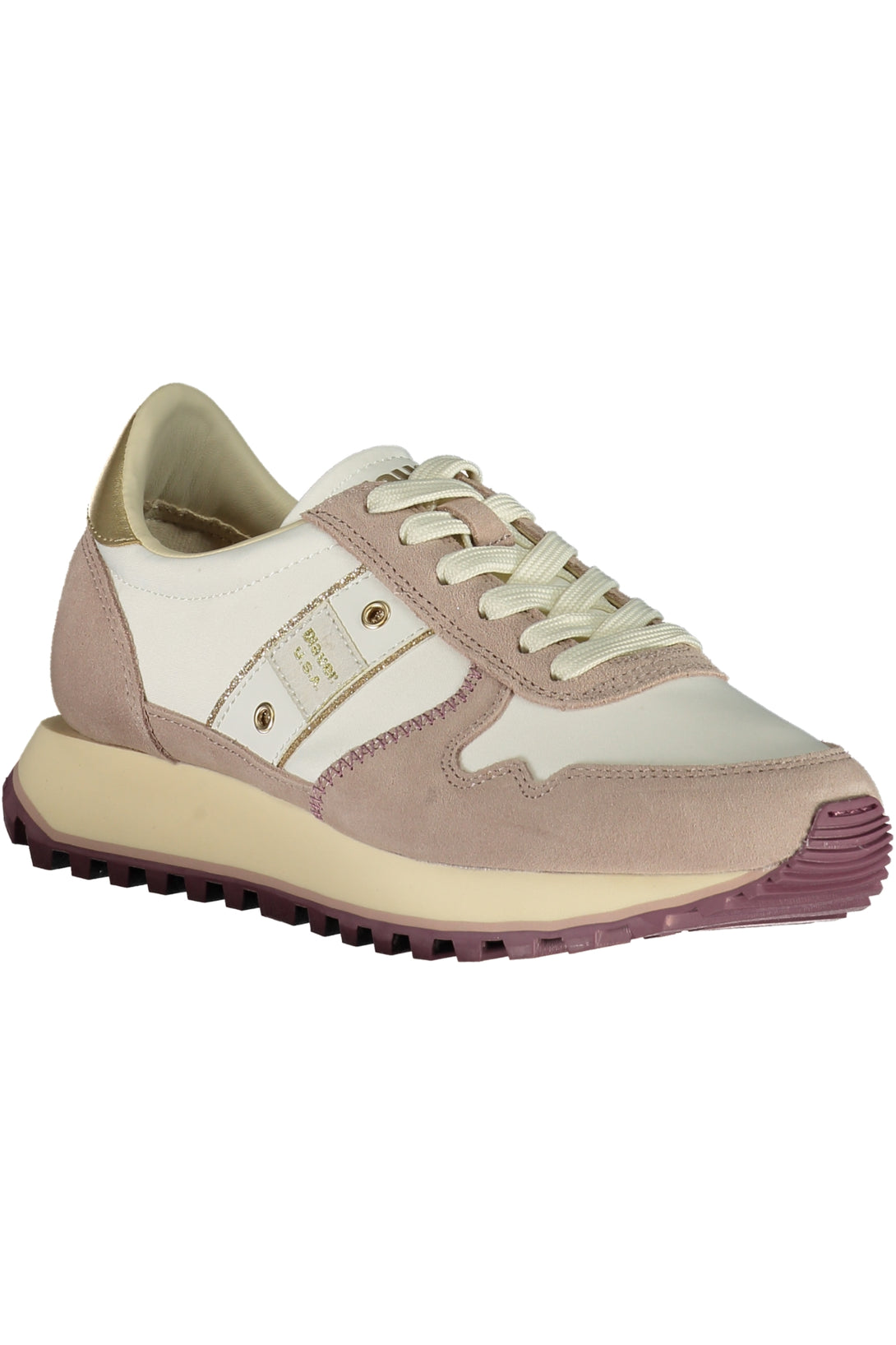 Blauer Baskets Femme Blanc - stylesgateway
