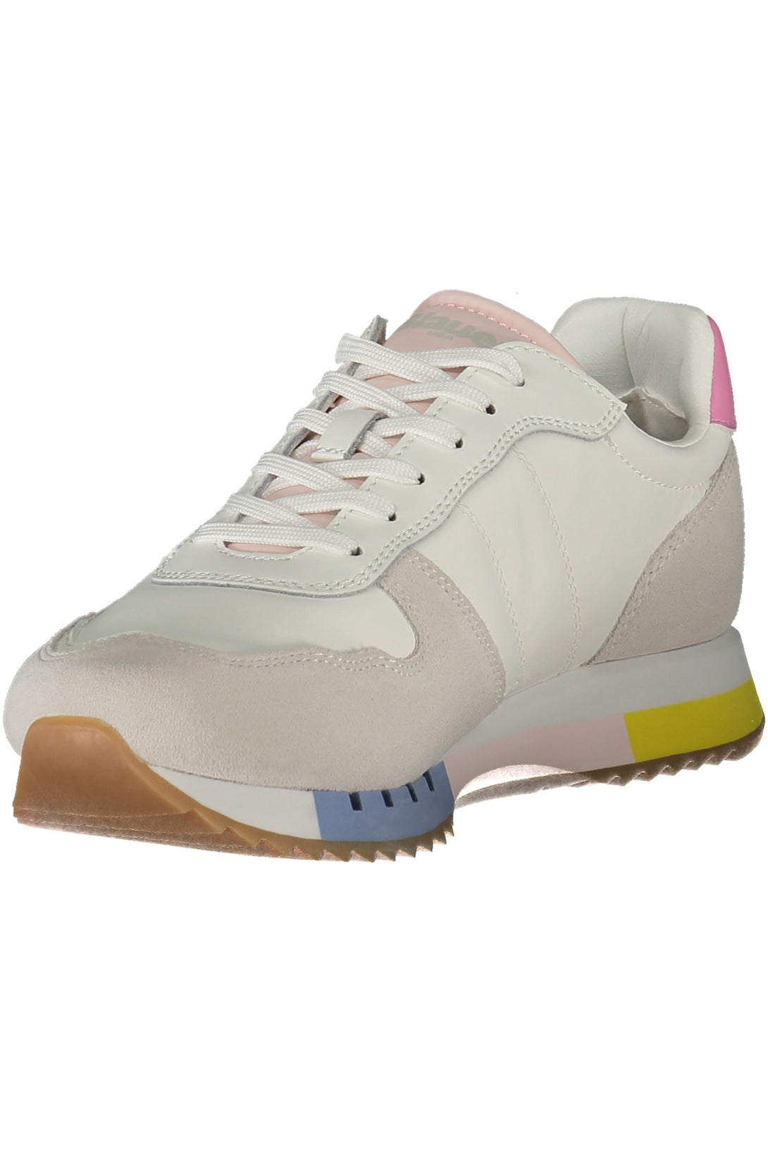 Blauer Baskets Femme Blanc - stylesgateway