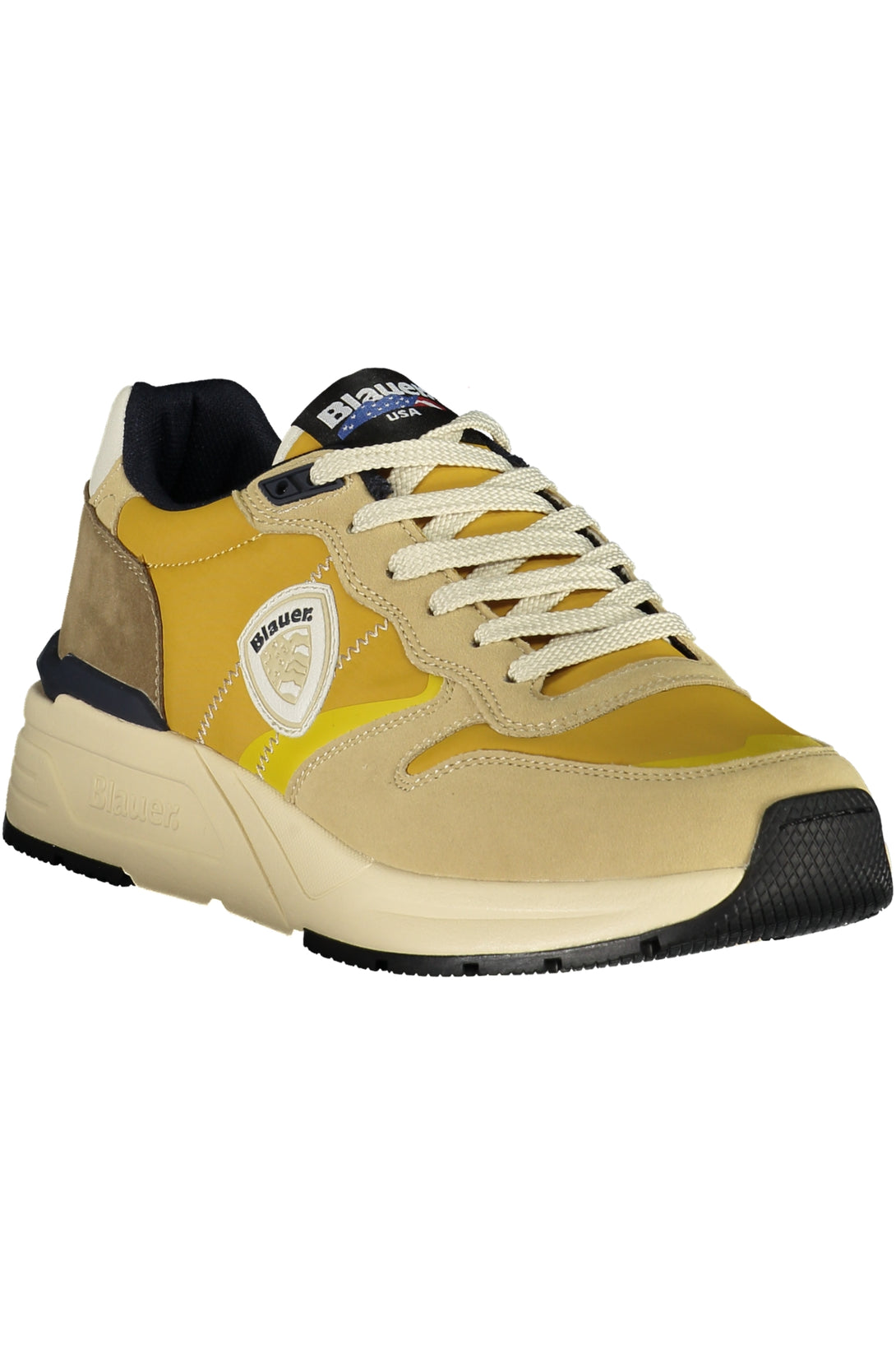 Blauer Baskets Homme Beige - stylesgateway