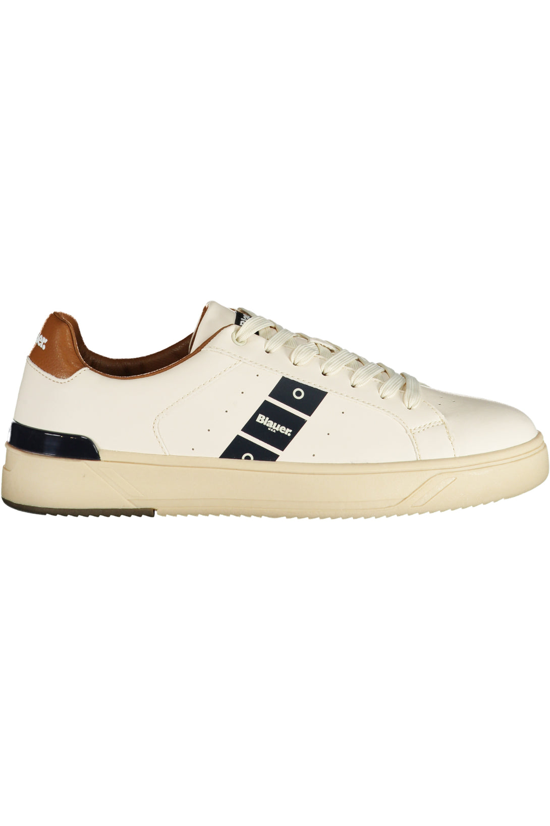 Blauer Baskets Homme Blanc - stylesgateway