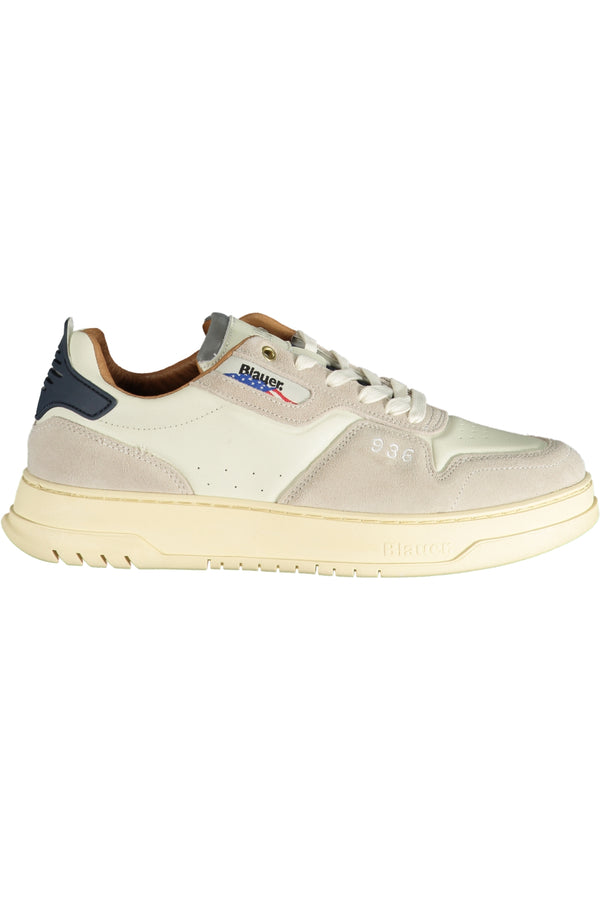 Blauer Baskets Homme Blanc - stylesgateway