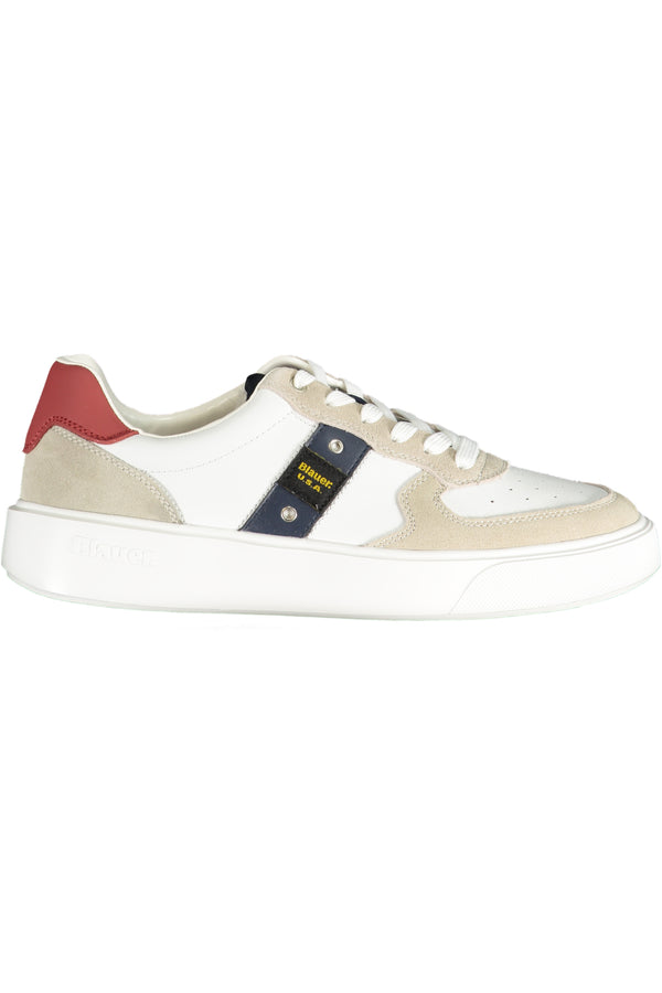 Blauer Baskets Homme Blanc - stylesgateway