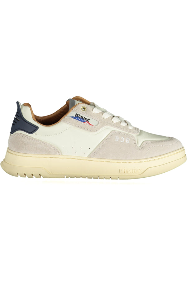 Blauer Baskets Homme Blanc - stylesgateway