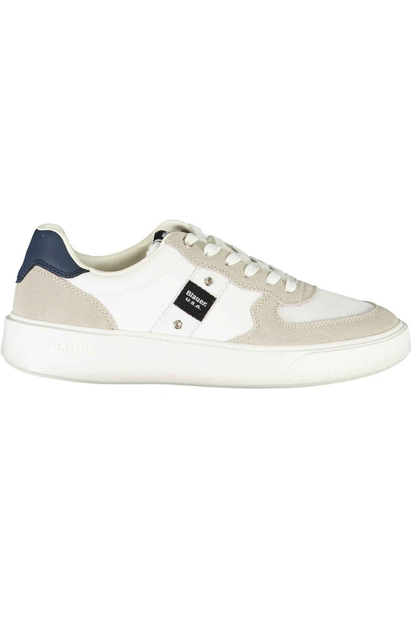 Blauer Baskets Homme Blanc - stylesgateway