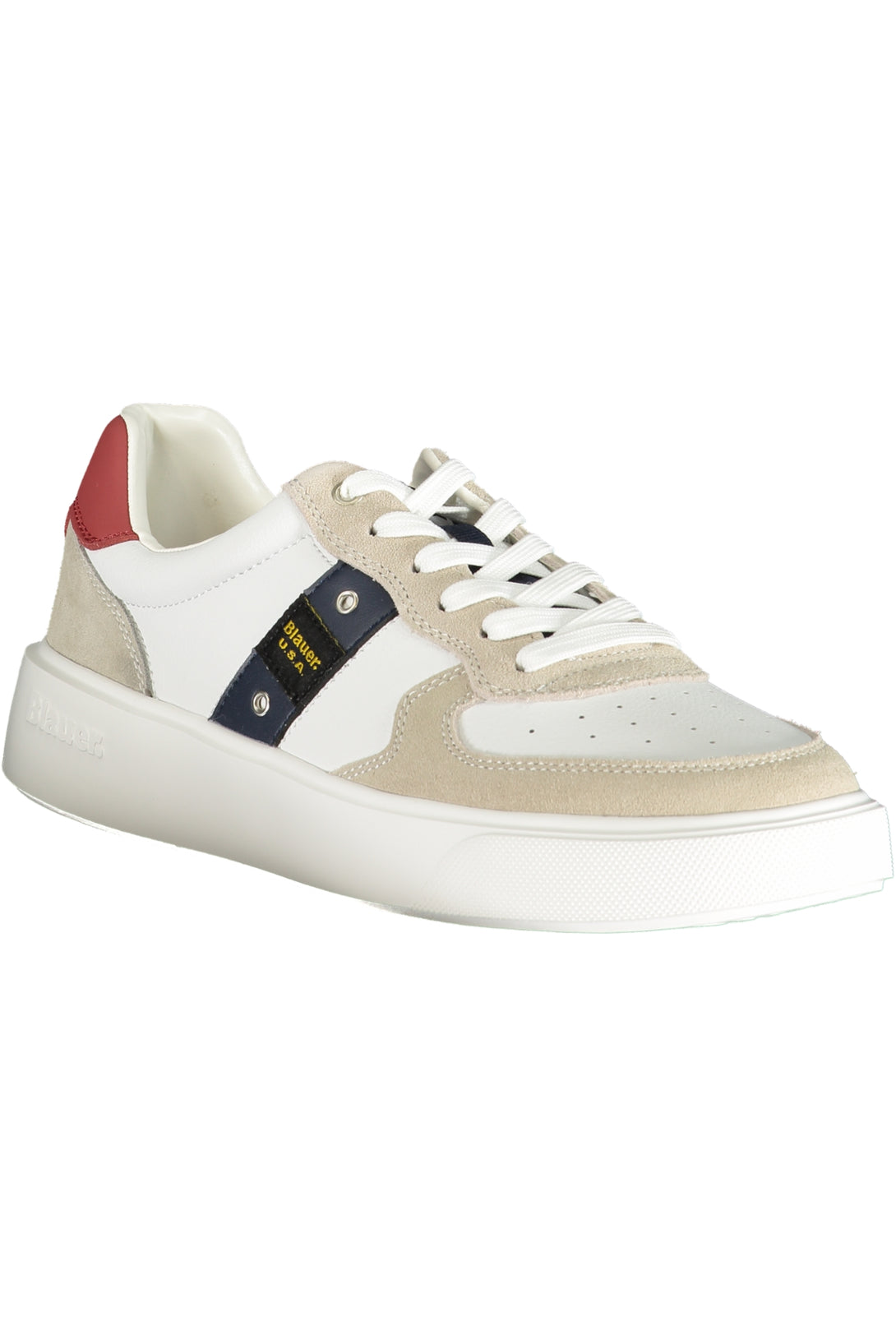 Blauer Baskets Homme Blanc - stylesgateway