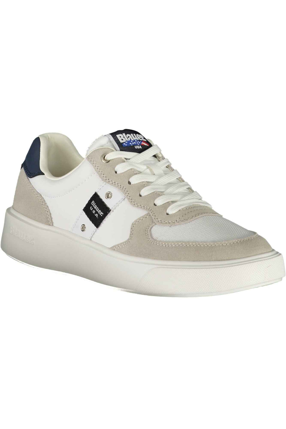 Blauer Baskets Homme Blanc - stylesgateway
