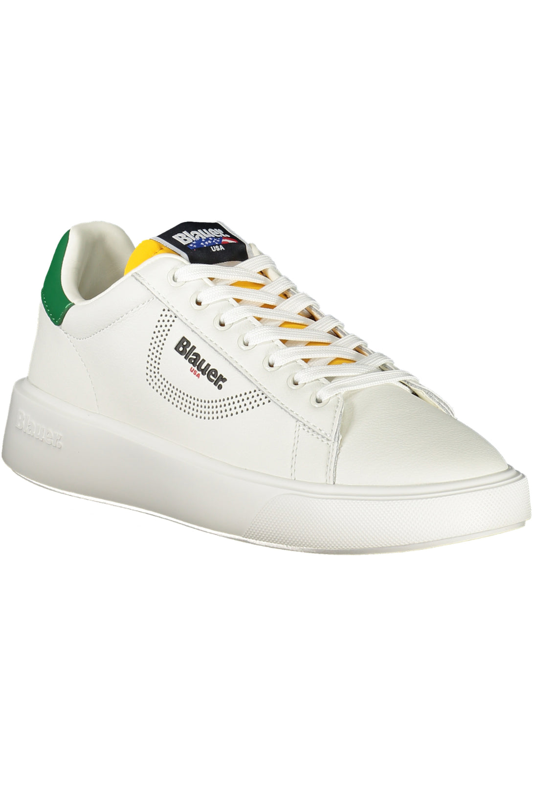 Blauer Baskets Homme Blanc - stylesgateway