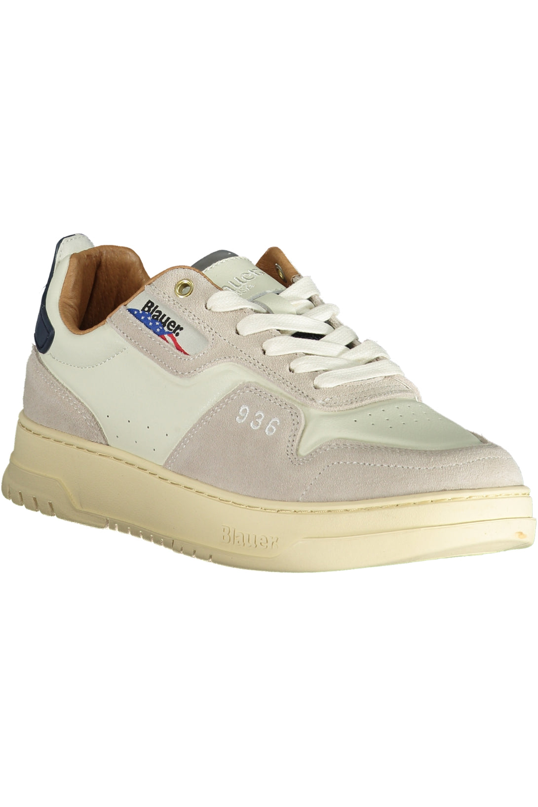 Blauer Baskets Homme Blanc - stylesgateway