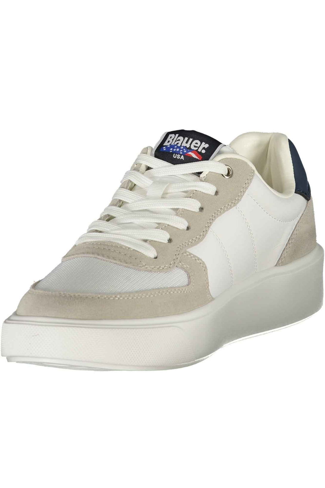 Blauer Baskets Homme Blanc - stylesgateway