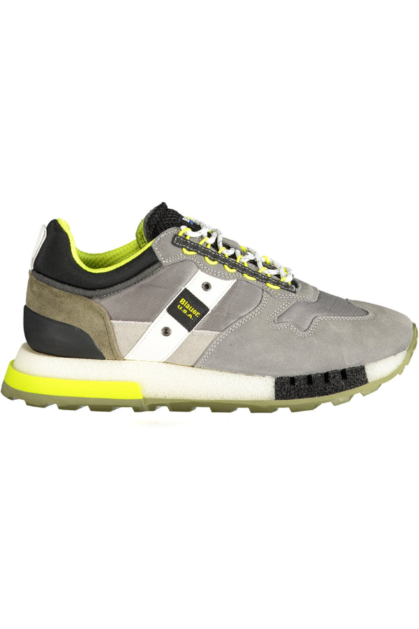 Blauer Baskets Homme Gris - stylesgateway
