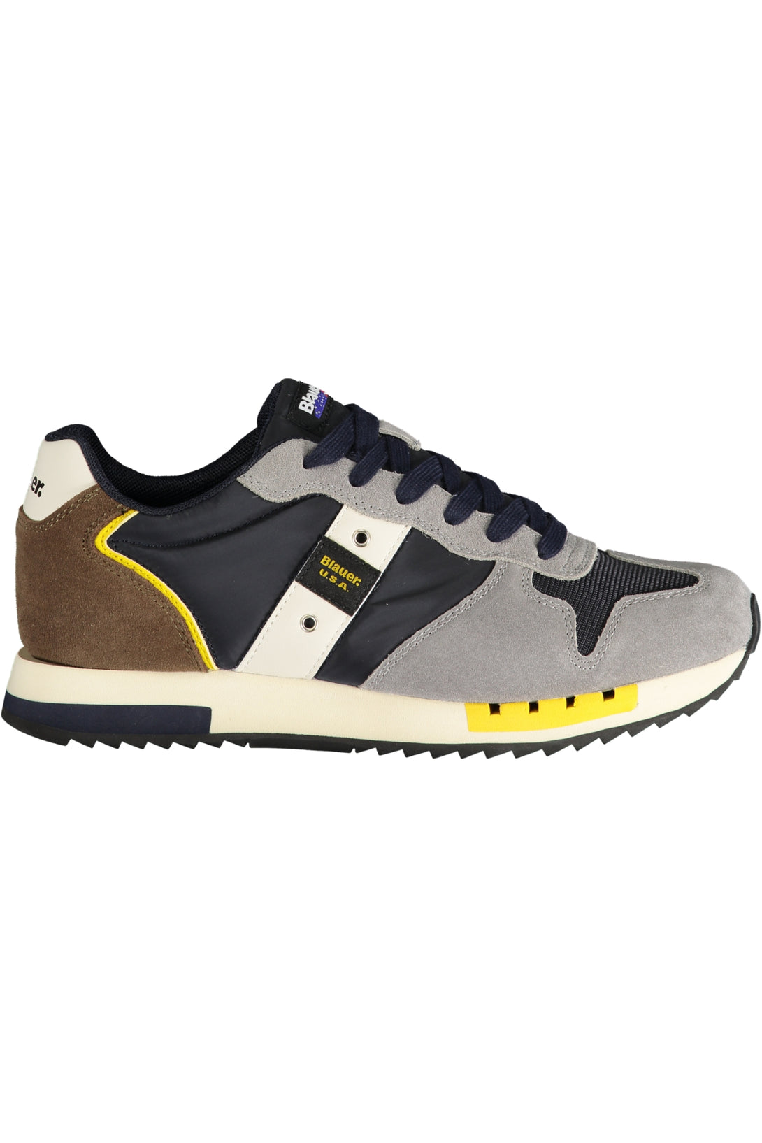 Blauer Baskets Homme Gris - stylesgateway