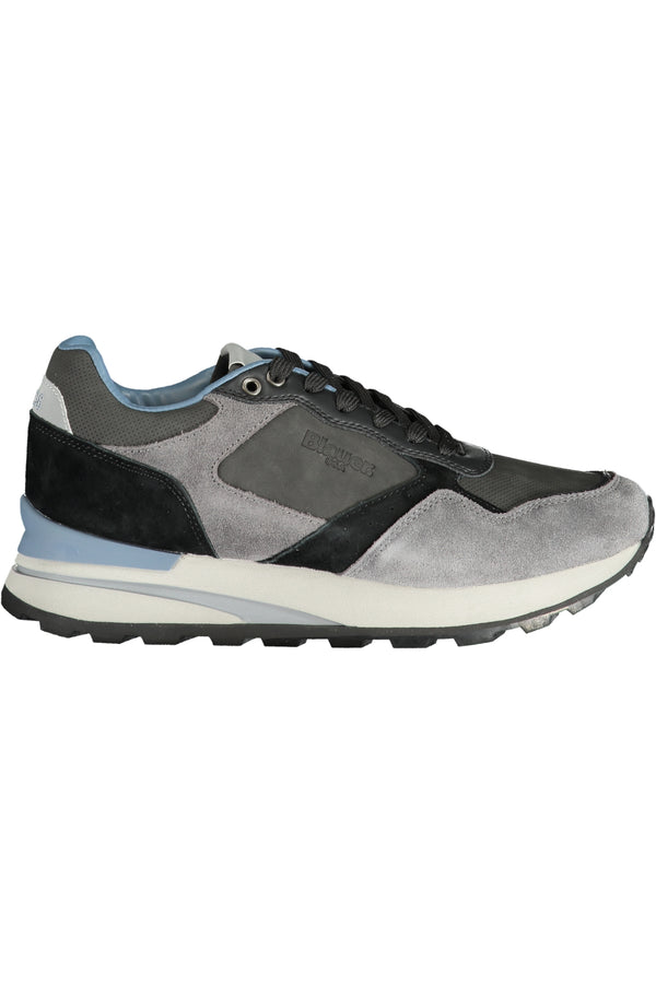 Blauer Baskets Homme Gris - stylesgateway