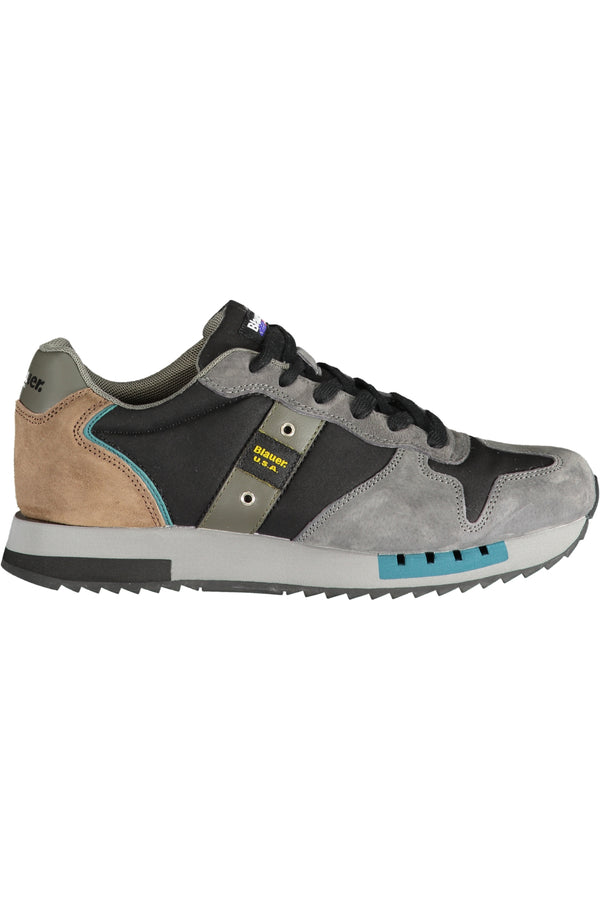 Blauer Baskets Homme Gris - stylesgateway