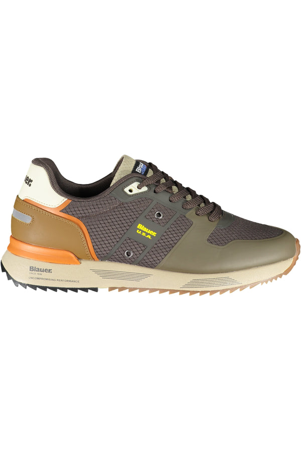 Blauer Baskets Homme Marron - stylesgateway