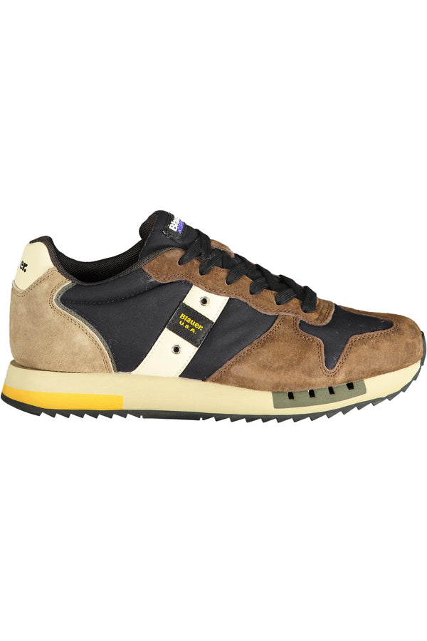 Blauer Baskets Homme Marron - stylesgateway