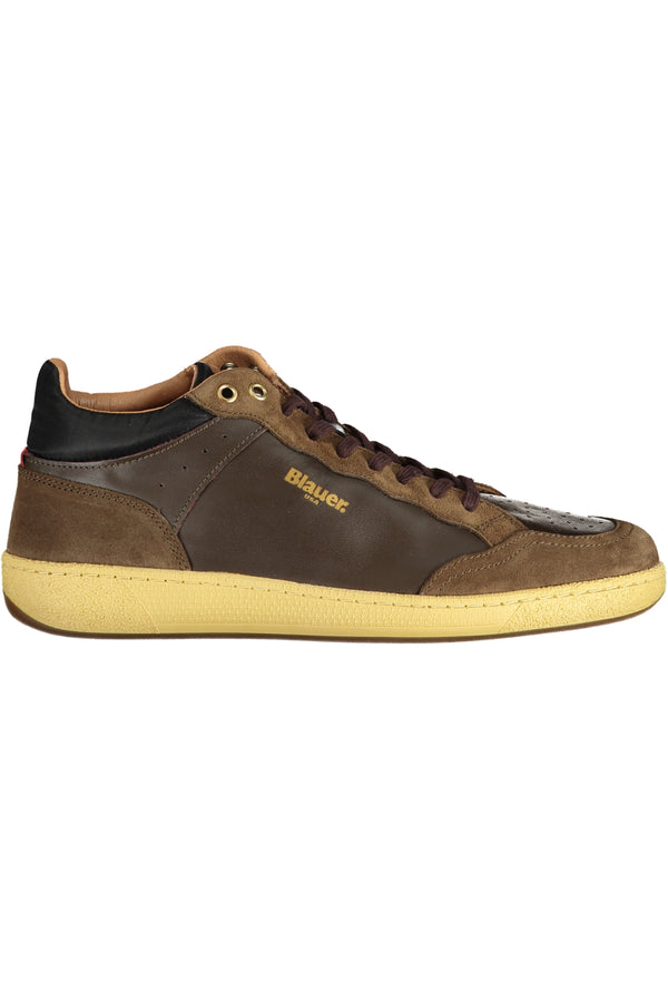 Blauer Baskets Homme Marron - stylesgateway