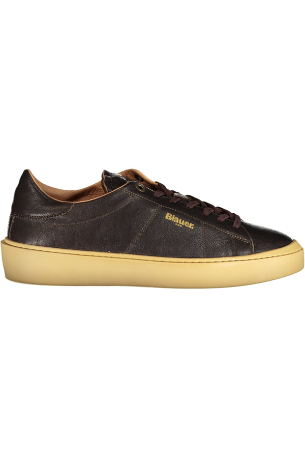 Blauer Baskets Homme Marron - stylesgateway