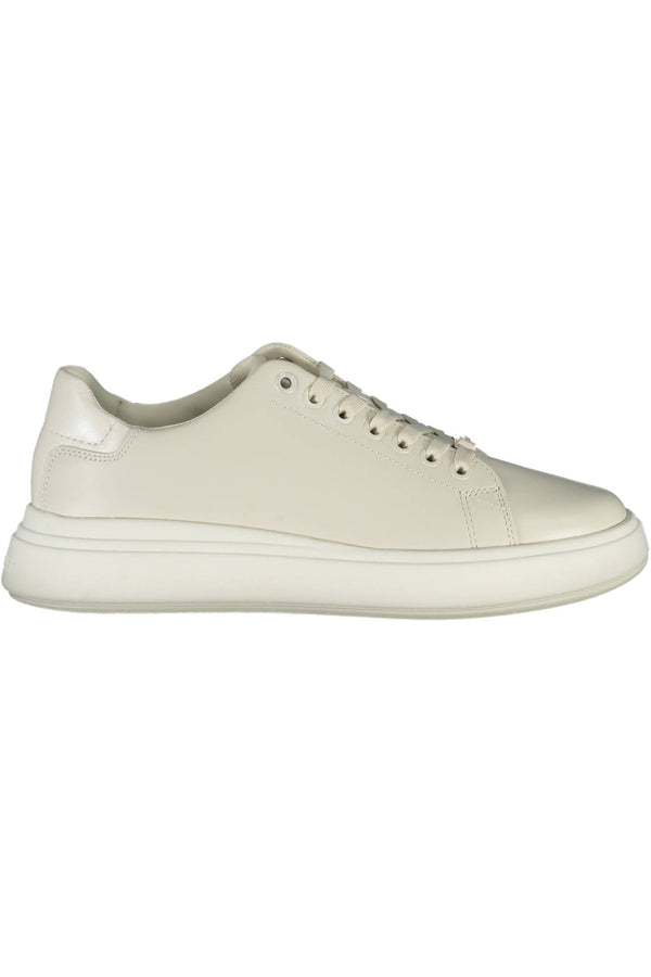 Calvin Klein Baskets Femme Beige - stylesgateway