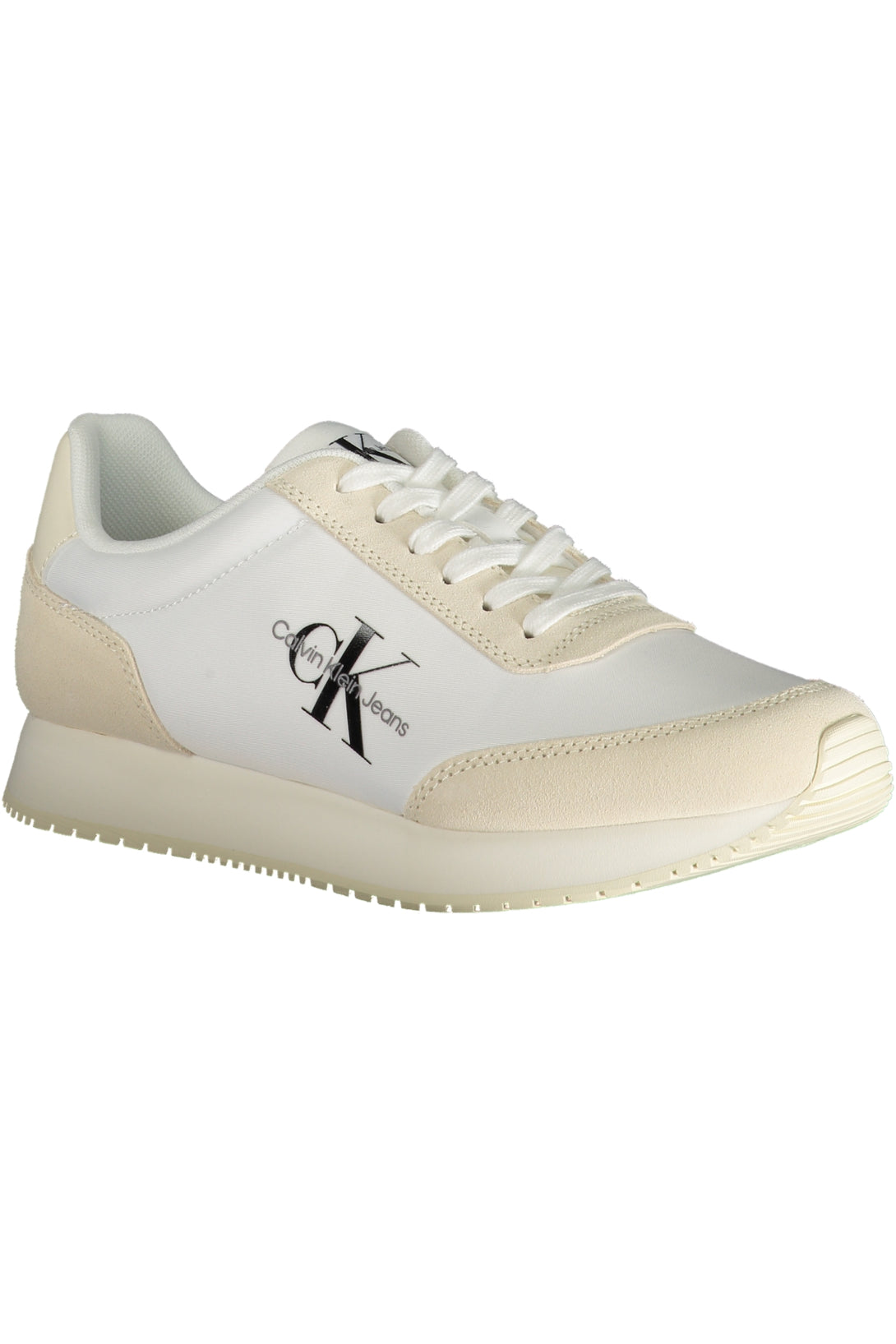 Calvin Klein Baskets Femme Beige - stylesgateway