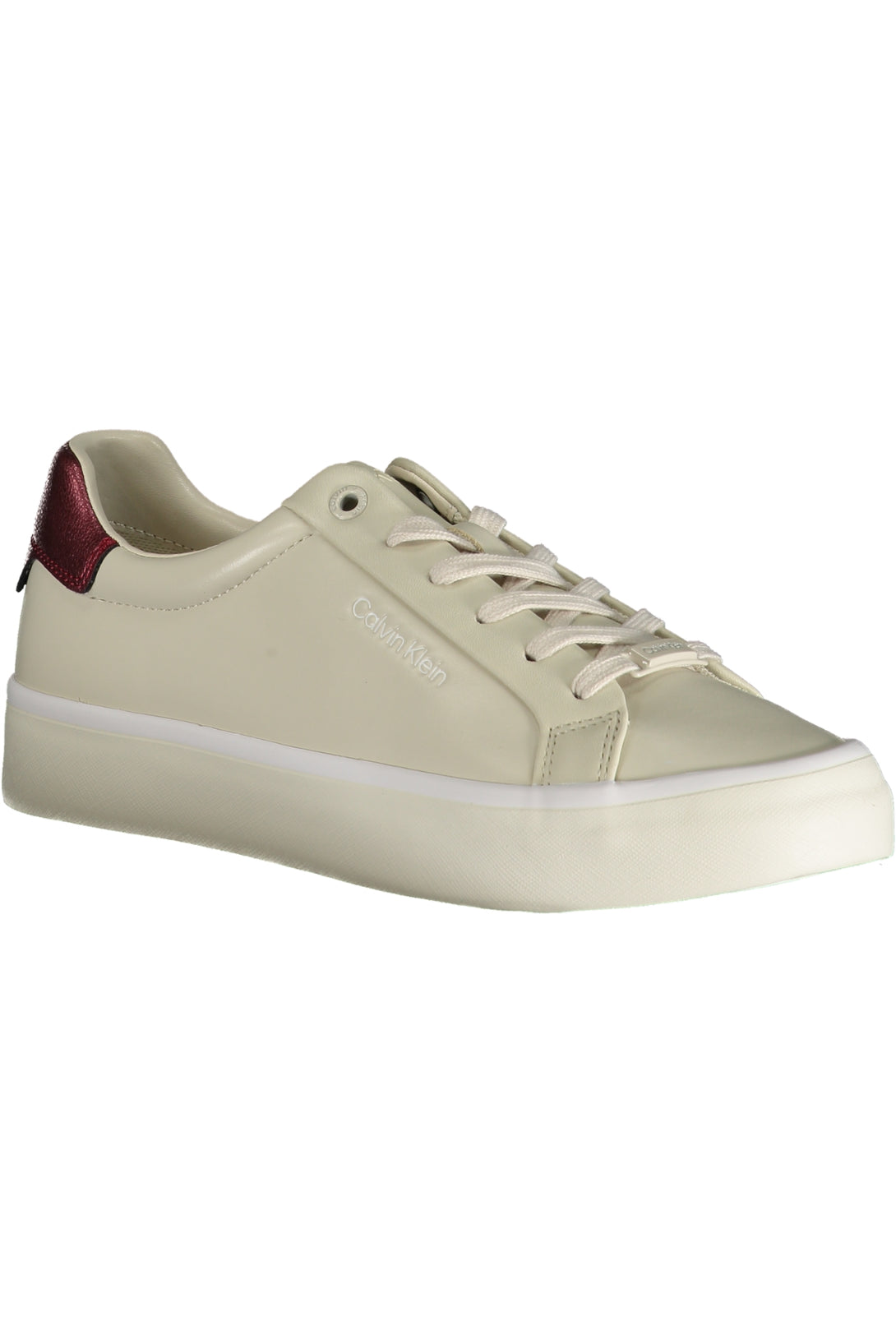Calvin Klein Baskets Femme Beige - stylesgateway