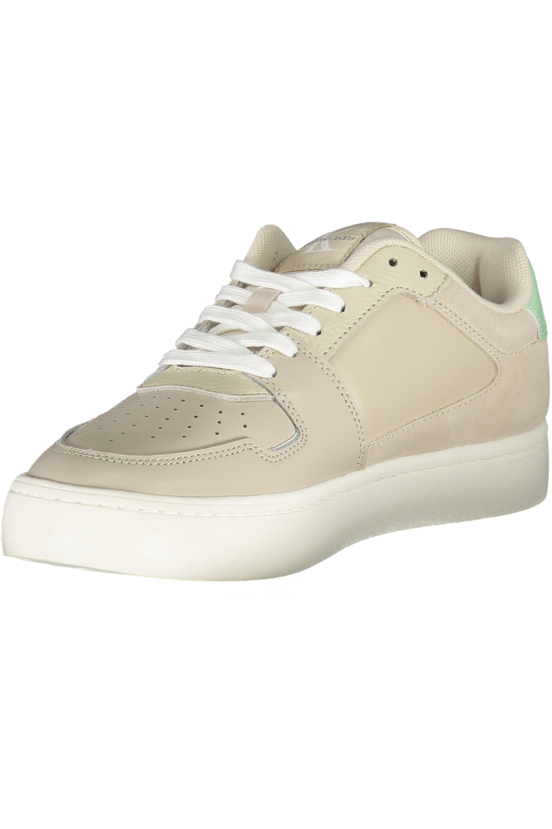 Calvin Klein Baskets Femme Beige - stylesgateway
