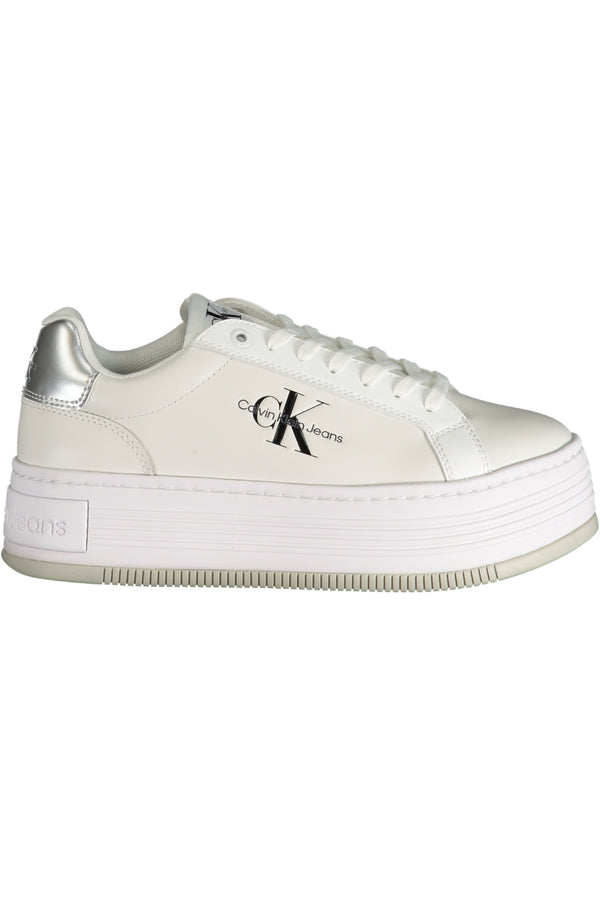 Calvin Klein Baskets Femme Blanc - stylesgateway