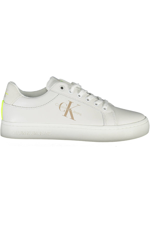 Calvin Klein Baskets Femme Blanc - stylesgateway