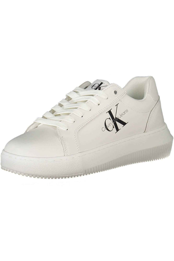 Calvin Klein Baskets Femme Blanc - stylesgateway