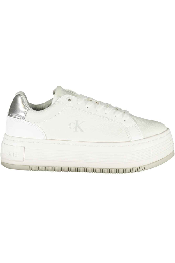 Calvin Klein Baskets Femme Blanc - stylesgateway