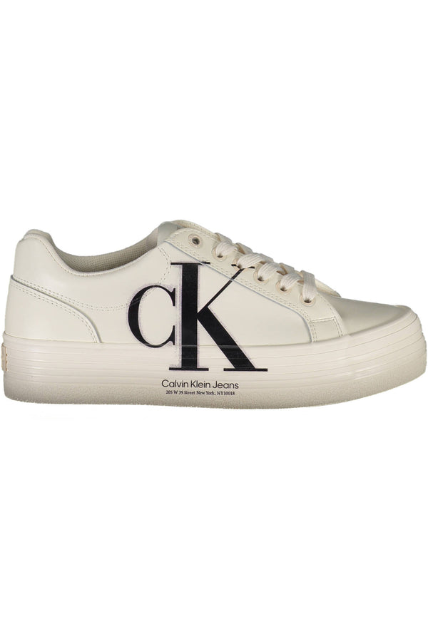 Calvin Klein Baskets Femme Blanc - stylesgateway