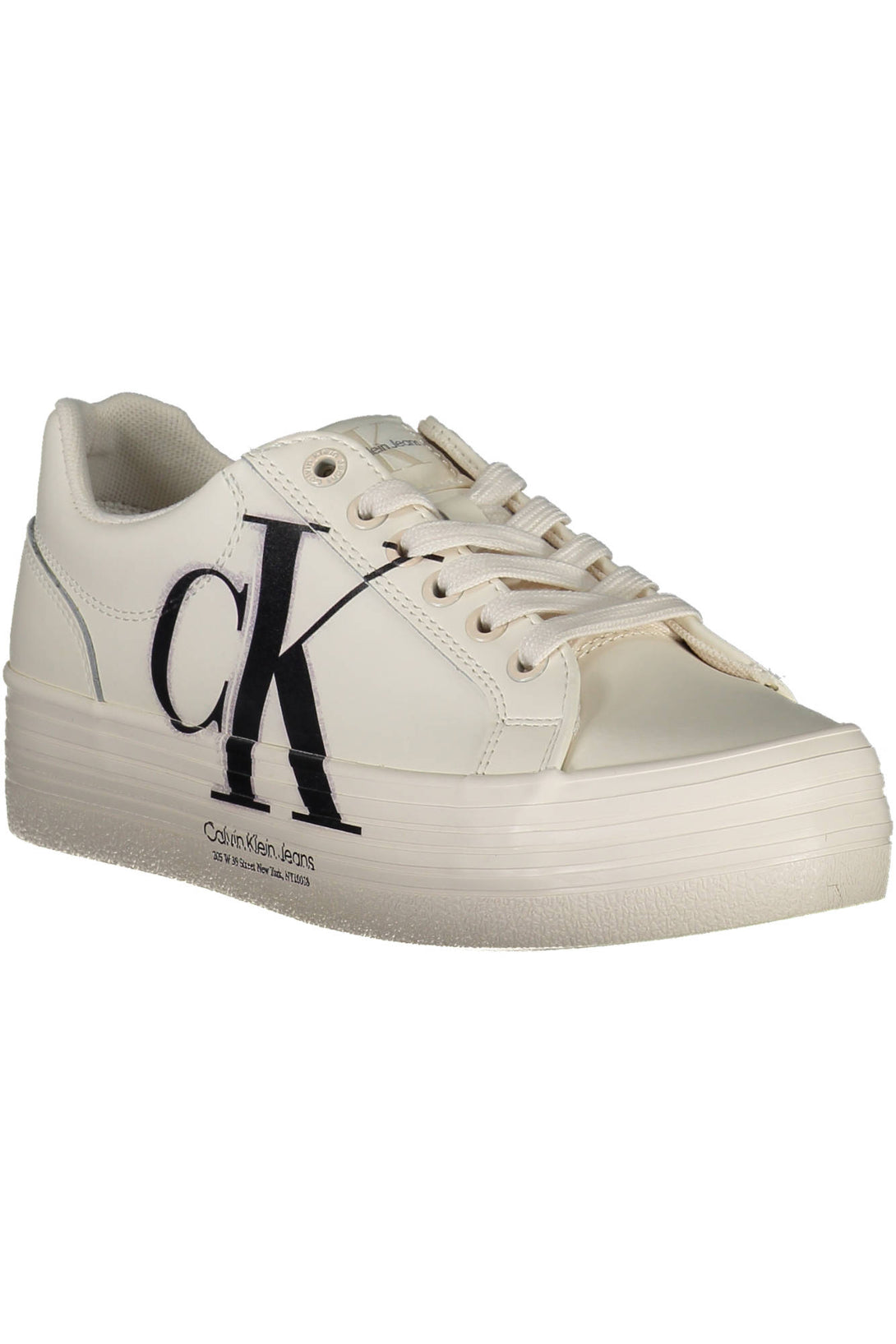 Calvin Klein Baskets Femme Blanc - stylesgateway