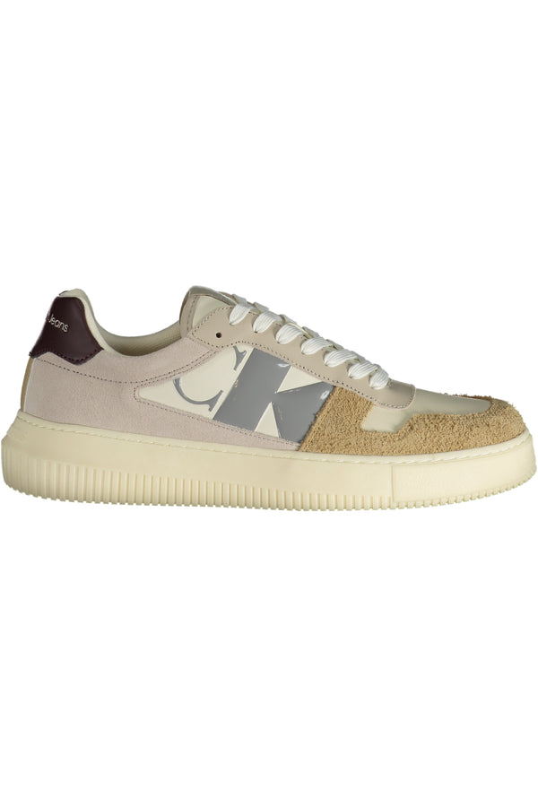 Calvin Klein Baskets Homme Beige - stylesgateway