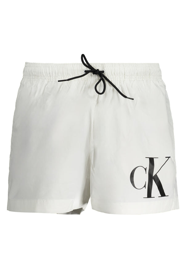Calvin Klein Beachwear Homme Blanc - stylesgateway