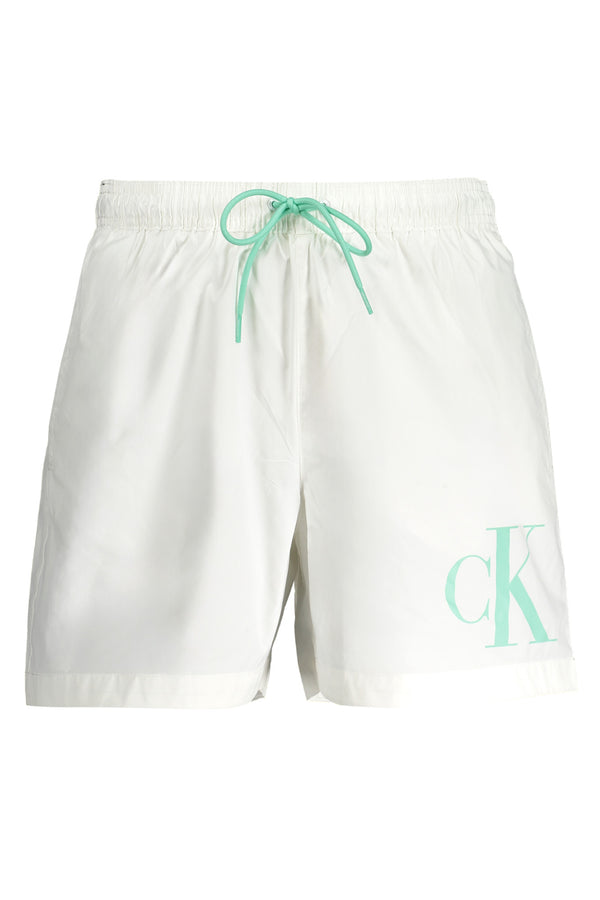 Calvin Klein Beachwear Homme Blanc - stylesgateway