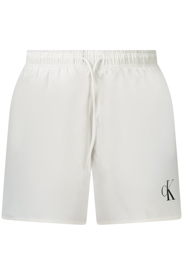 Calvin Klein Beachwear Homme Blanc - stylesgateway