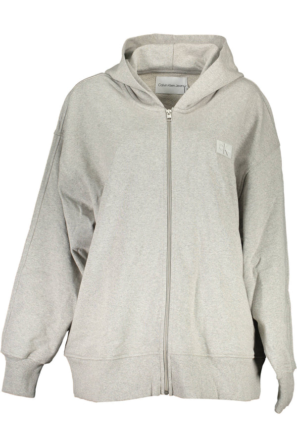 Calvin Klein Sweatshirts Femme Gris - stylesgateway