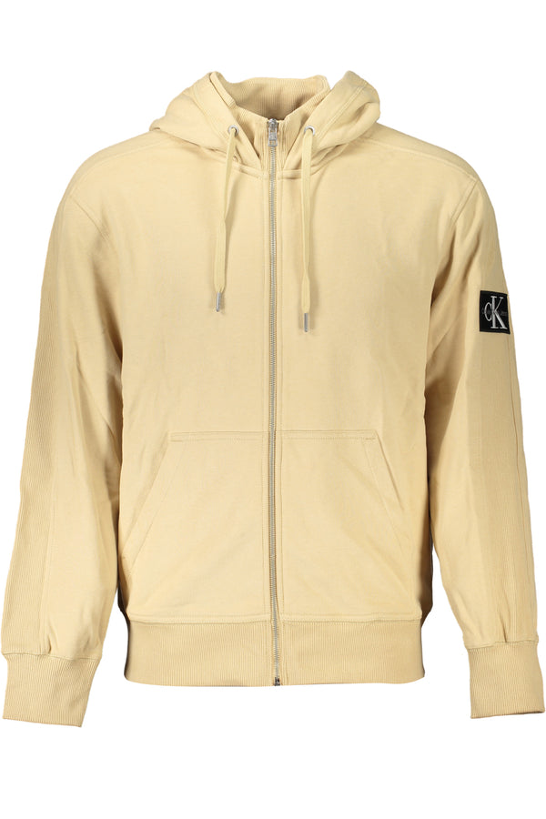Calvin Klein Sweatshirts Homme Beige - stylesgateway