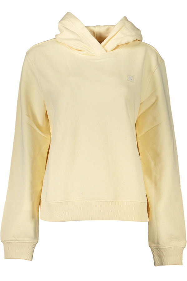 Calvin Klein Sweatshirts Femme Beige - stylesgateway