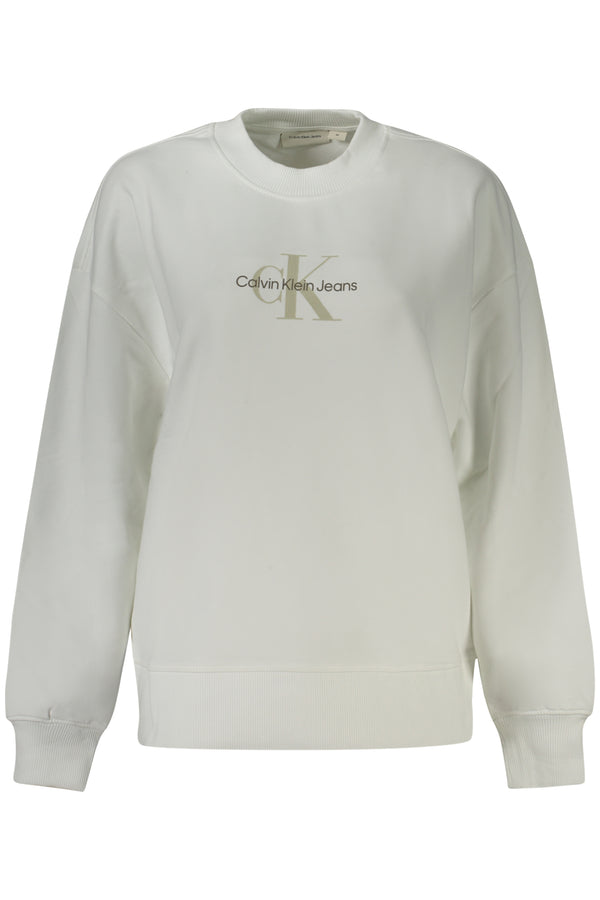 Calvin Klein Sweatshirts Femme Blanc - stylesgateway