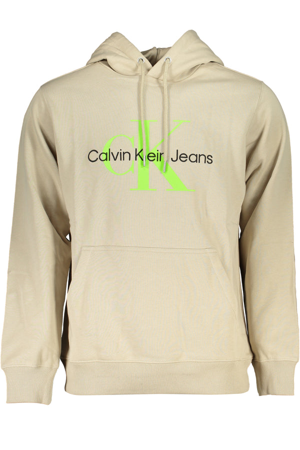 Calvin Klein Sweatshirts Homme Beige - stylesgateway