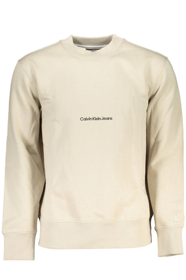 Calvin Klein Sweatshirts Homme Beige - stylesgateway