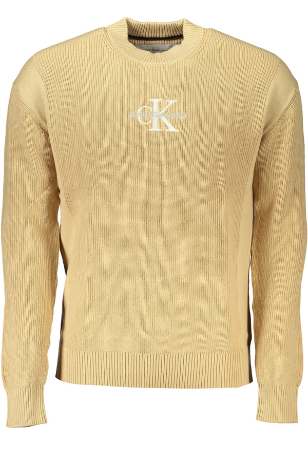 Calvin Klein Sweaters Homme Beige - stylesgateway