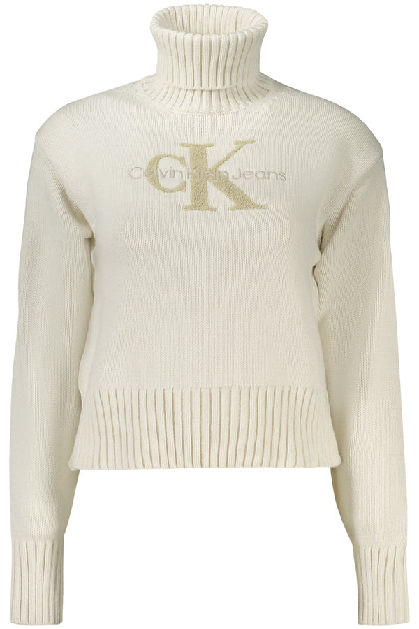 Calvin Klein Sweaters Femme Blanc - stylesgateway