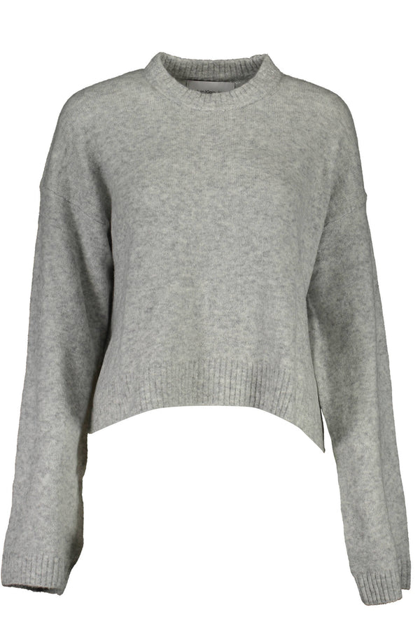 Calvin Klein Sweaters Femme Gris - stylesgateway