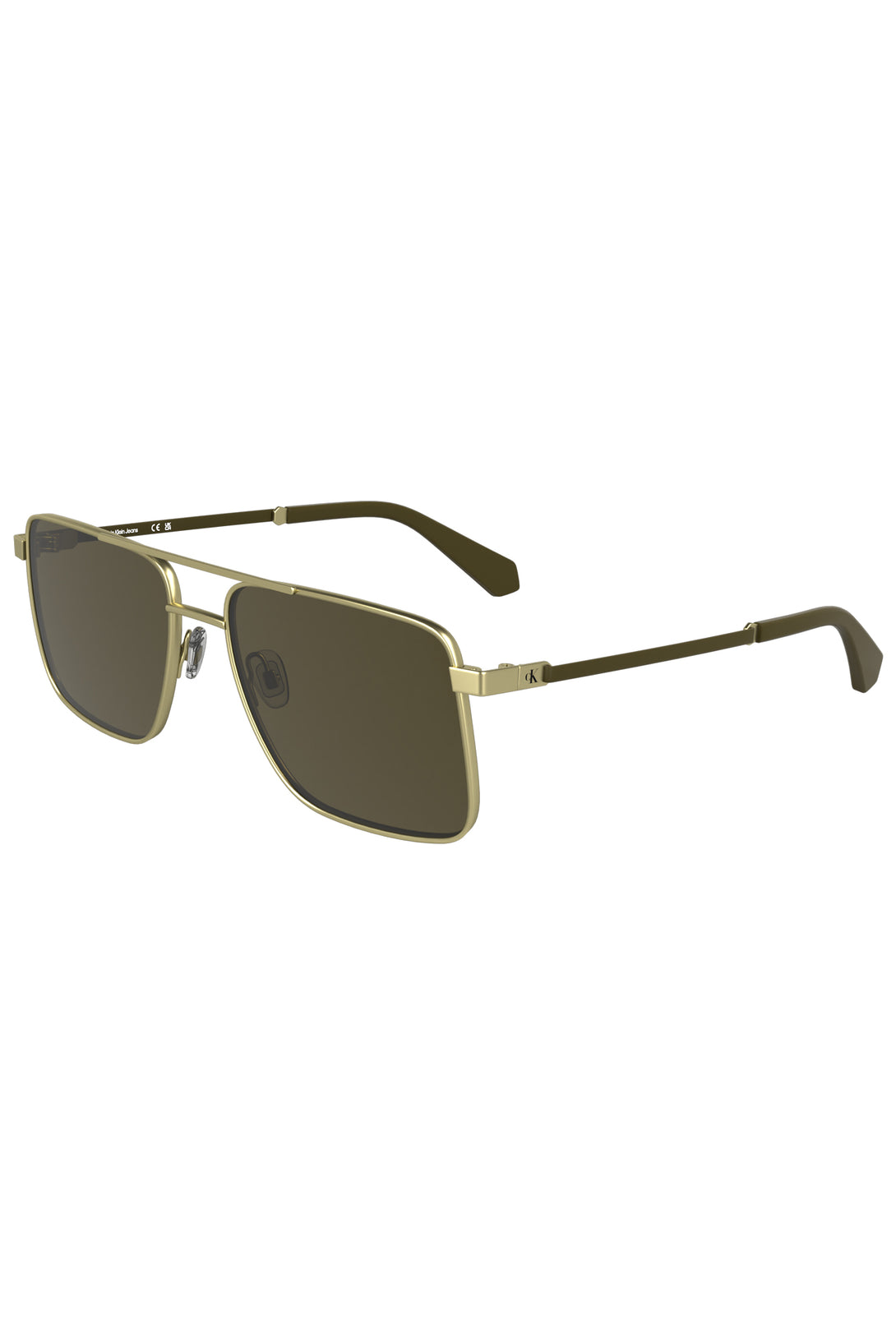 Calvin Klein Lunettes de soleil Homme Or - stylesgateway