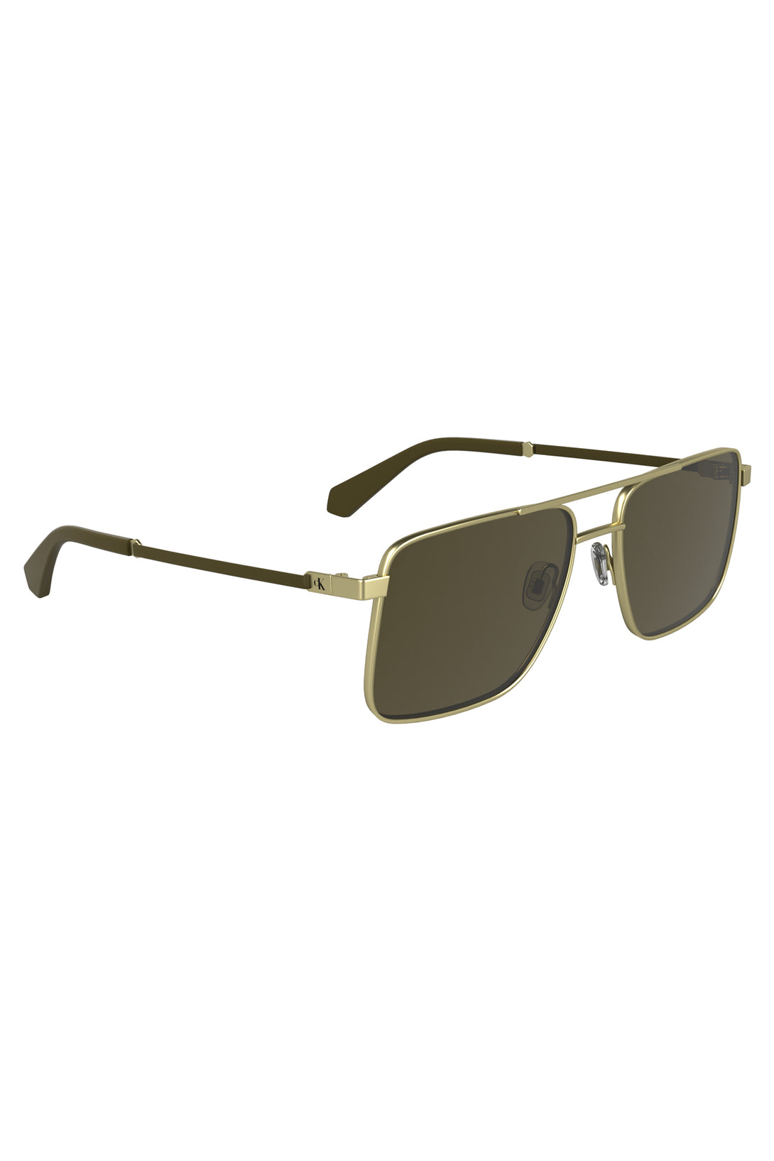 Calvin Klein Lunettes de soleil Homme Or - stylesgateway