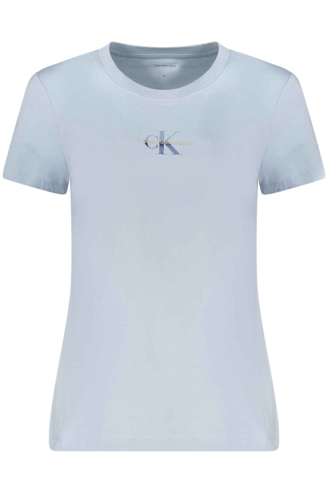 Calvin Klein T-shirts Femme Bleu Ciel - stylesgateway